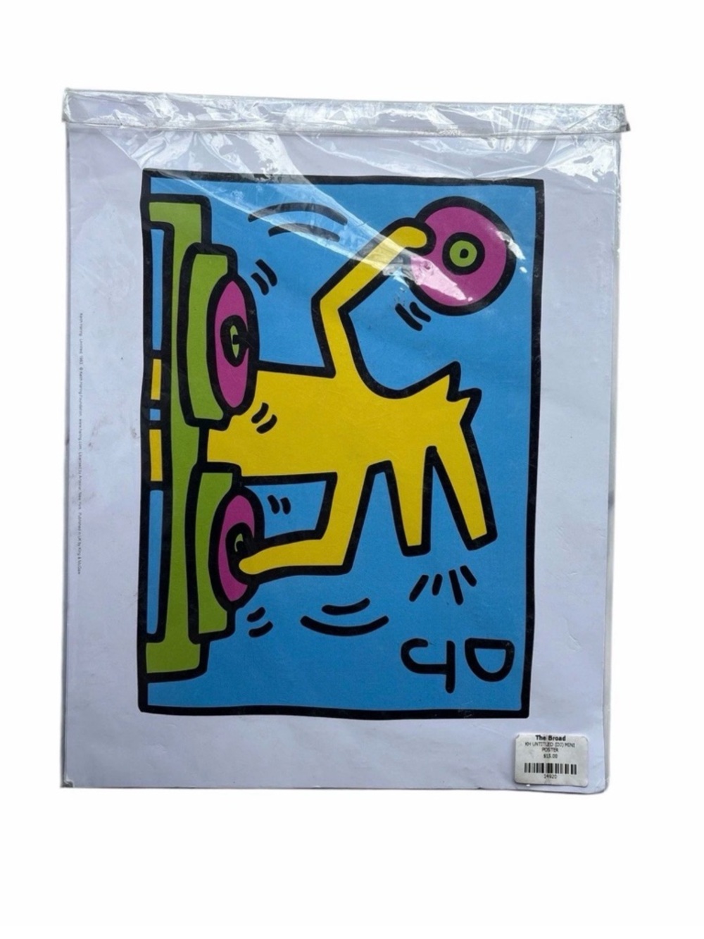 Unbranded Yellow Dog DJ Pop Art Print